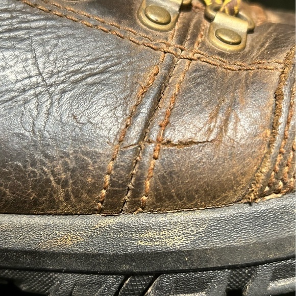 Caterpillar Mens Outline Leather Soft Toe ASTM F2892-17 Work Boots SZ US 10.5 - Picture 12 of 12